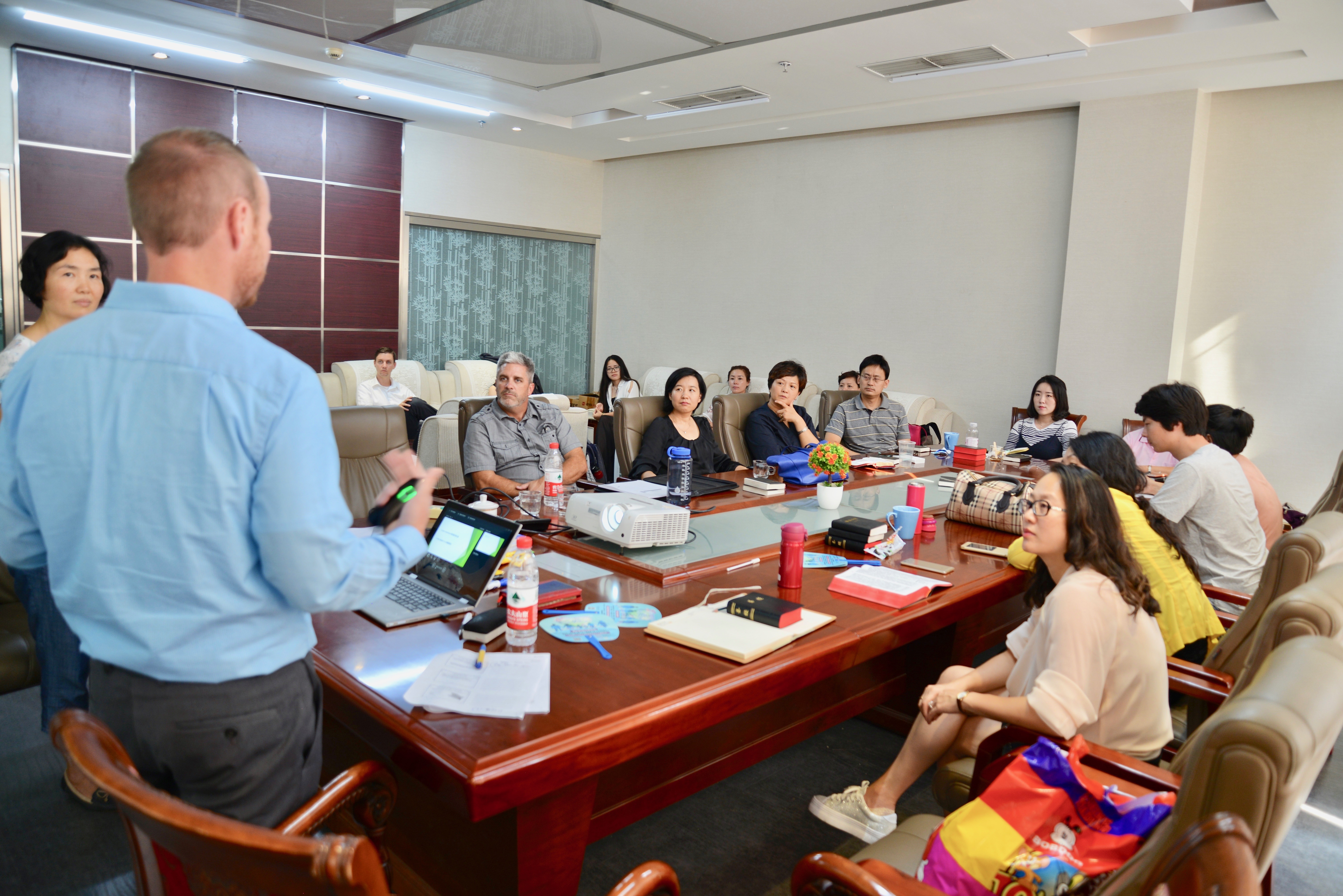 Business training in China
