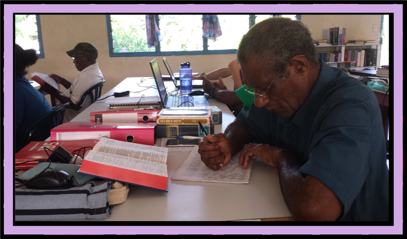 Bible Translation progress in Vanuatu
